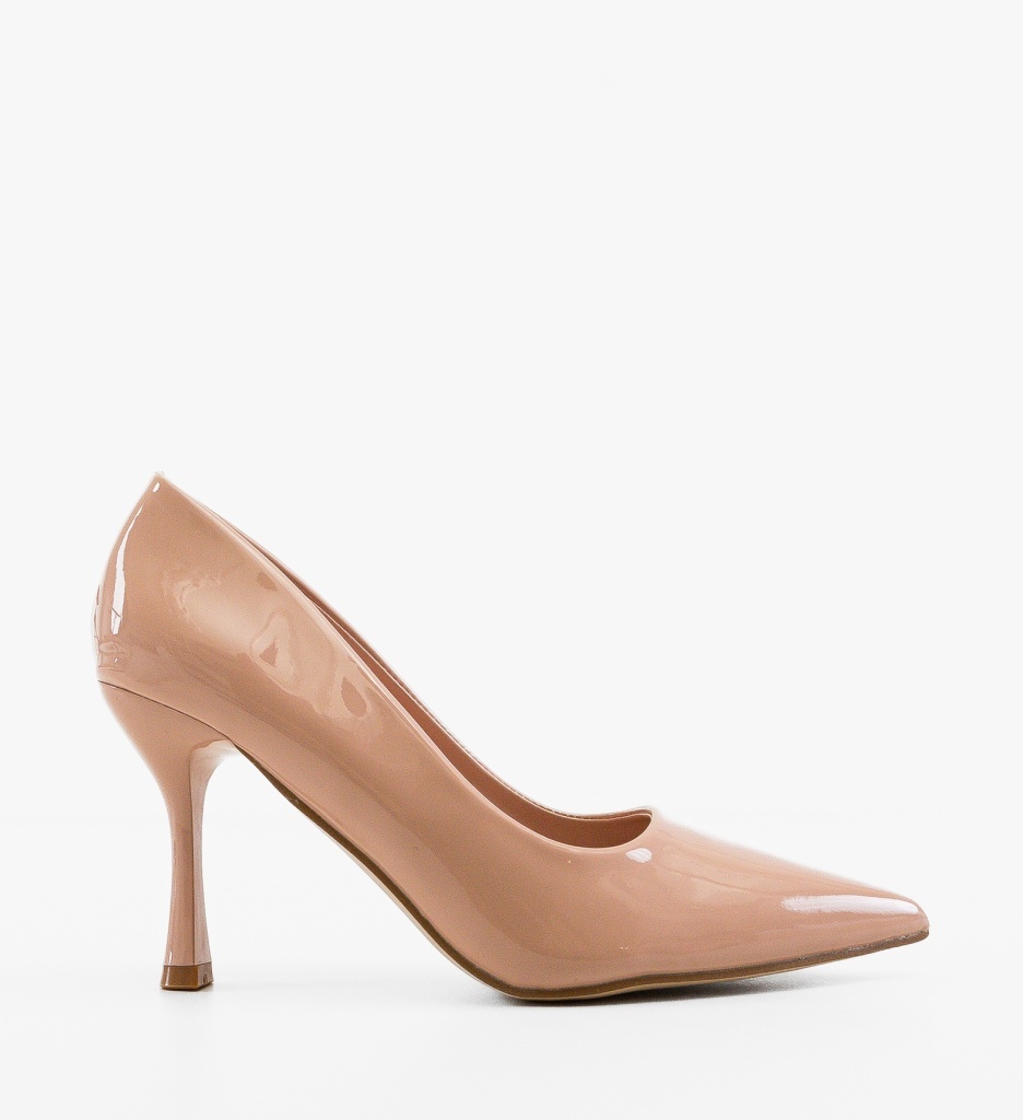 Pantofi dama Kontigo Nude eleganți - imagine 6