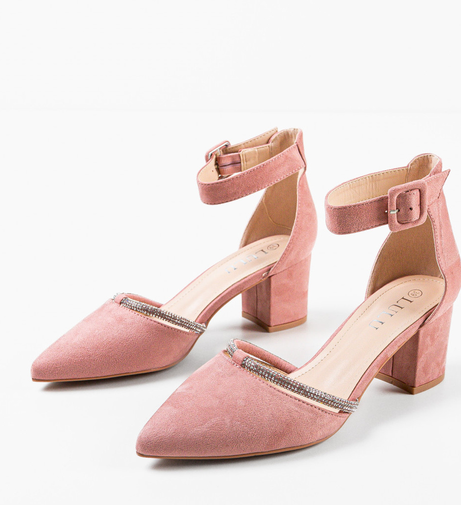 Pantofi Oficia Roz - Eleganță la Birou - imagine 5
