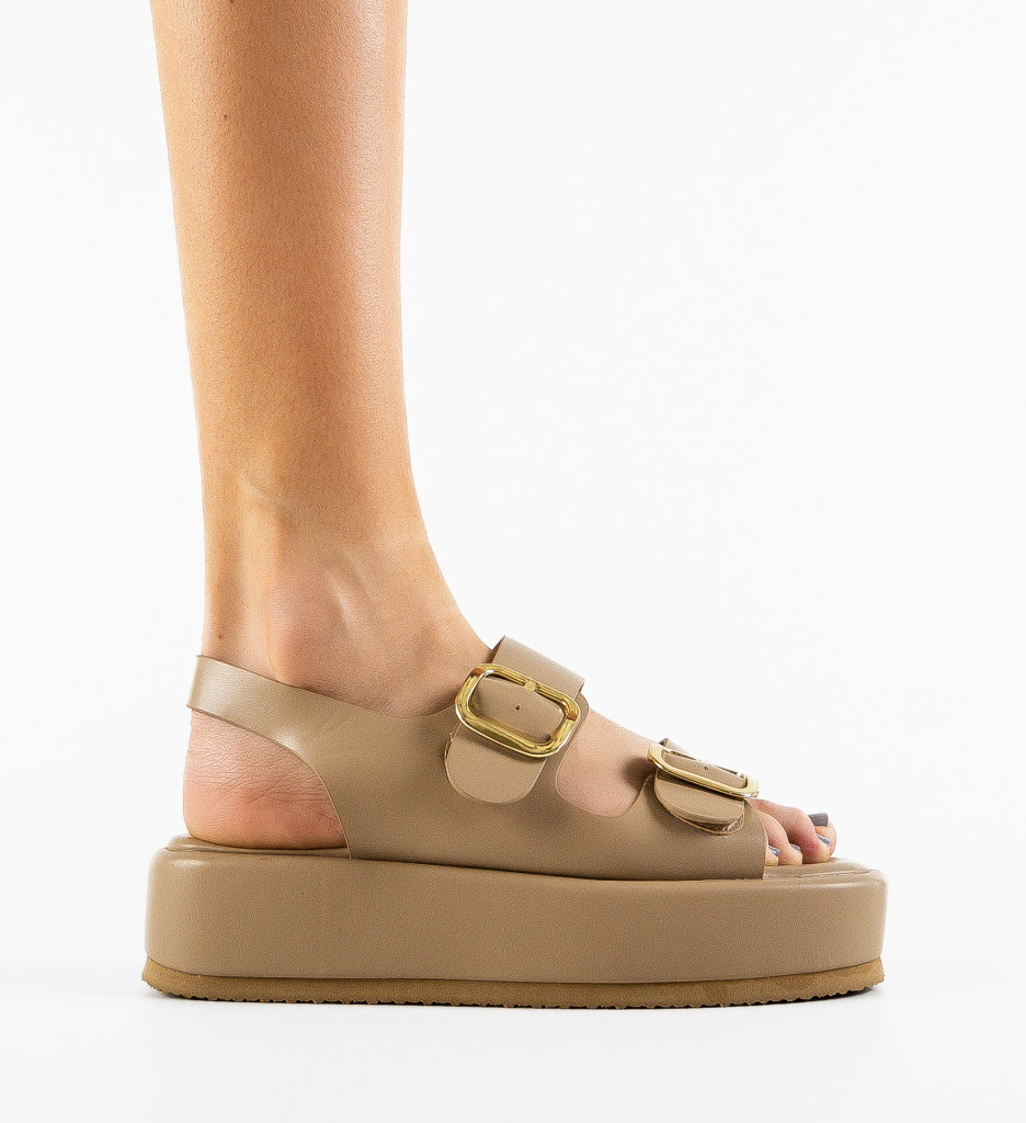 Sandale Dama Willow Khaki - Confort și Stil - imagine 5