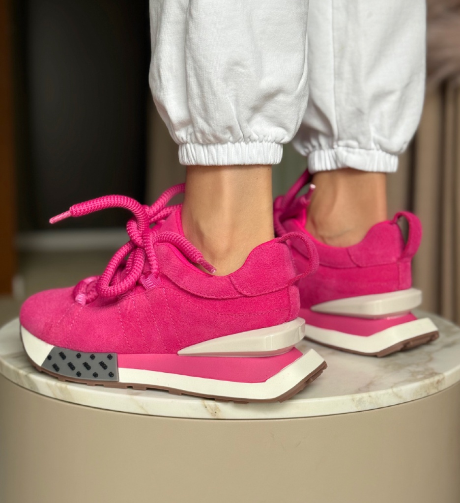 Adidasi Dama Merle Fuchsia - Confort si Stil - imagine 2