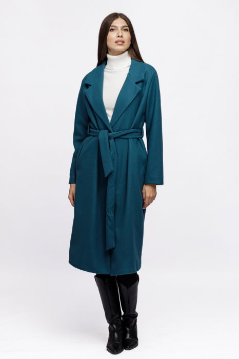 Palton Turcoaz Shopika | Eleganță și Stil Clasic