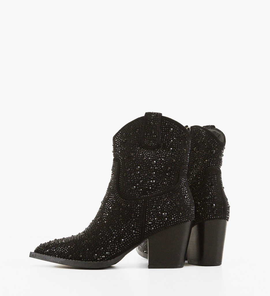 Botine Dama Philis Negre - Eleganță și Stil - imagine 4