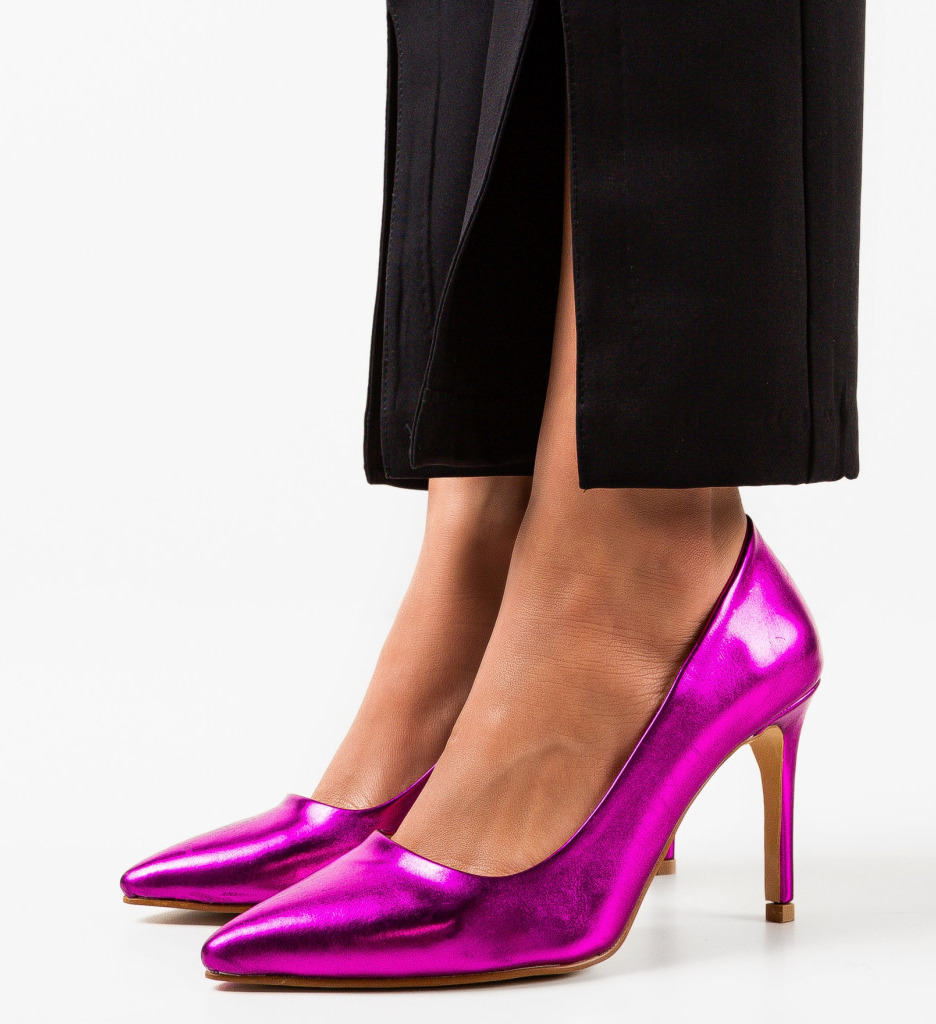 Pantofi cu Toc Weps Fuchsia | Look Elegant - imagine 2