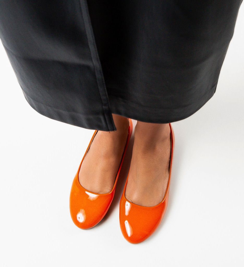 Balerini Dunn Portocalii - Confort Casual