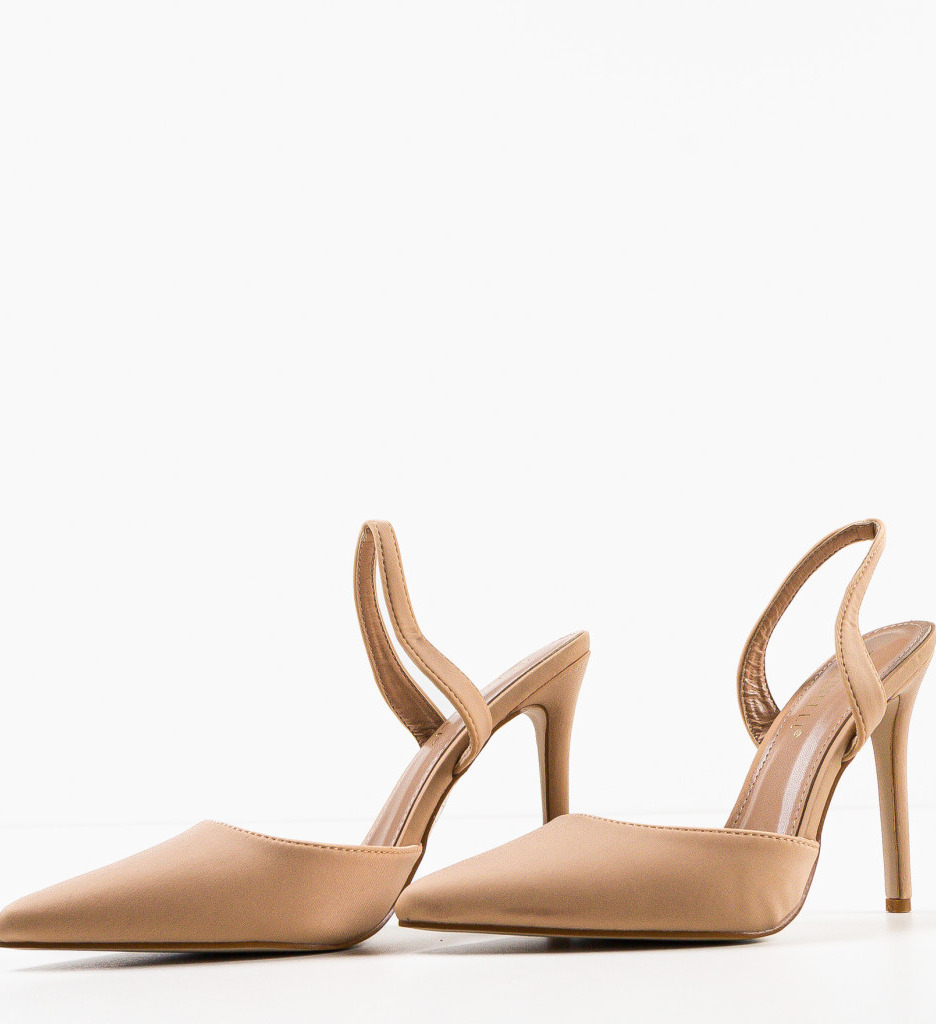 Pantofi cu Toc Ruruma Bej - Eleganță și Confort - imagine 5