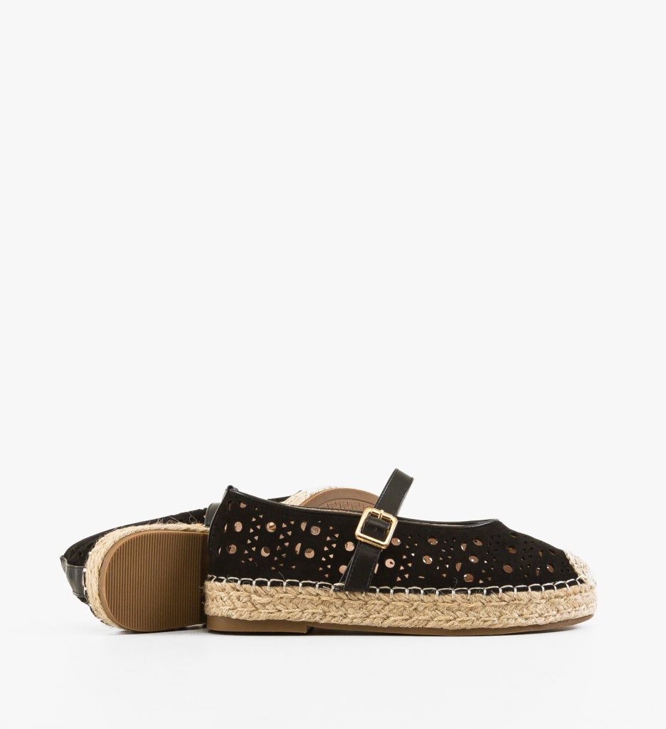 Espadrile Dama Richie Negre | Stil și Confort - imagine 3