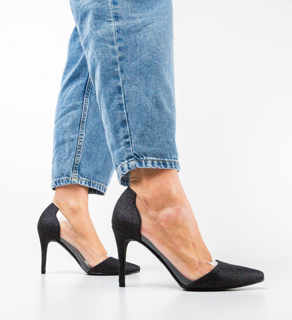 Pantofi Ruz Negri - Eleganță și Stil - imagine 2
