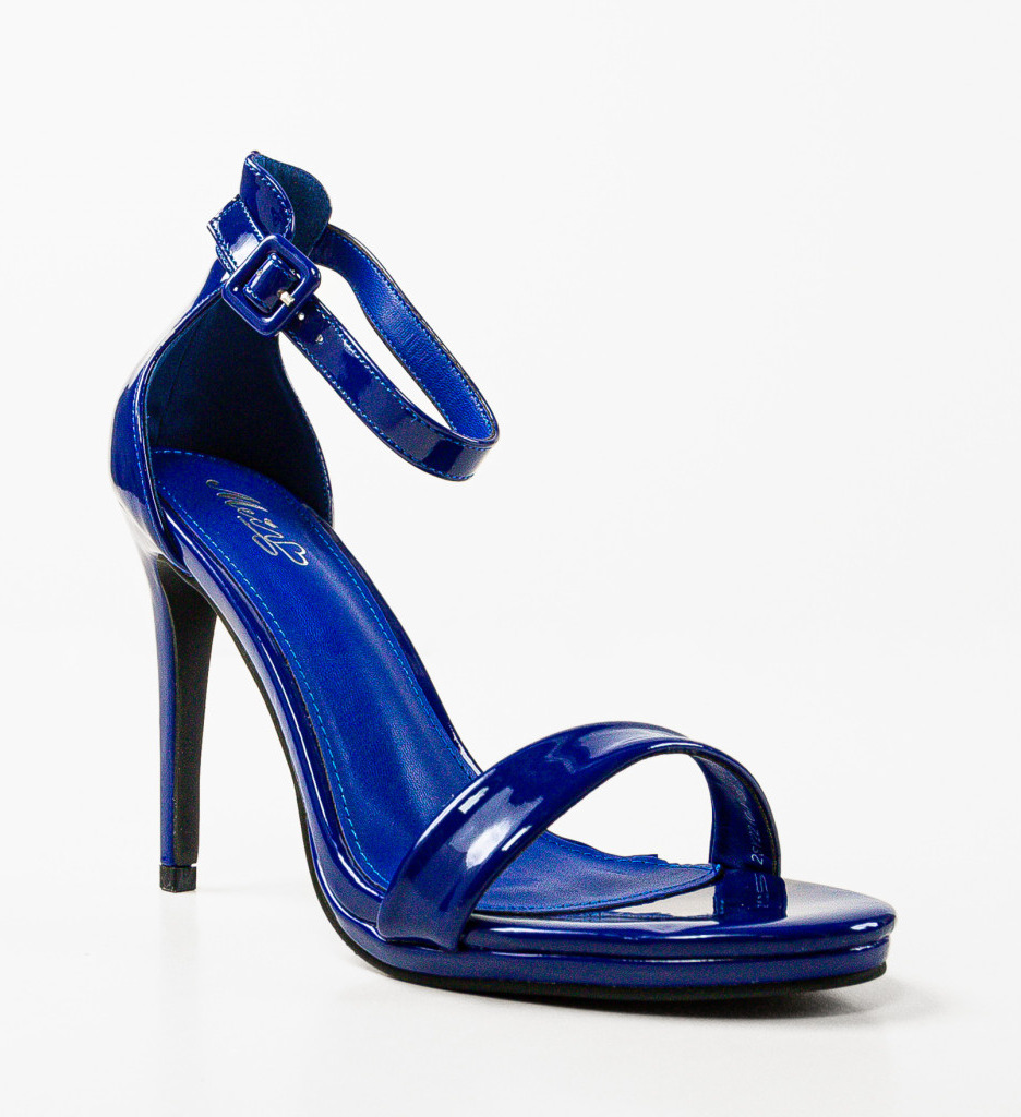 Sandale Hendrix Albastre cu Toc Elegante