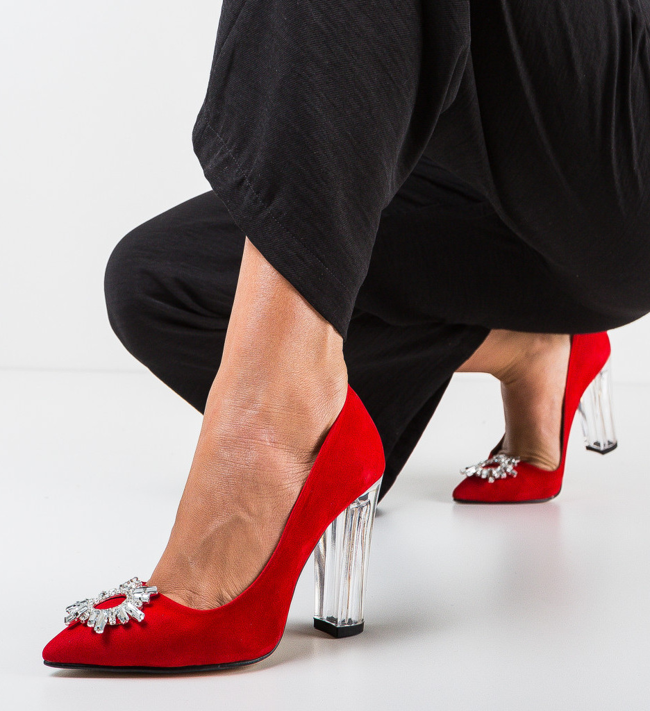 Pantofi Unka Rosii cu Toc - Eleganță Asigurată - imagine 2