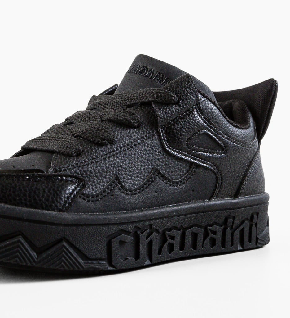 Sneakers Chaoini Negri - Confort și Stil Urban - imagine 8