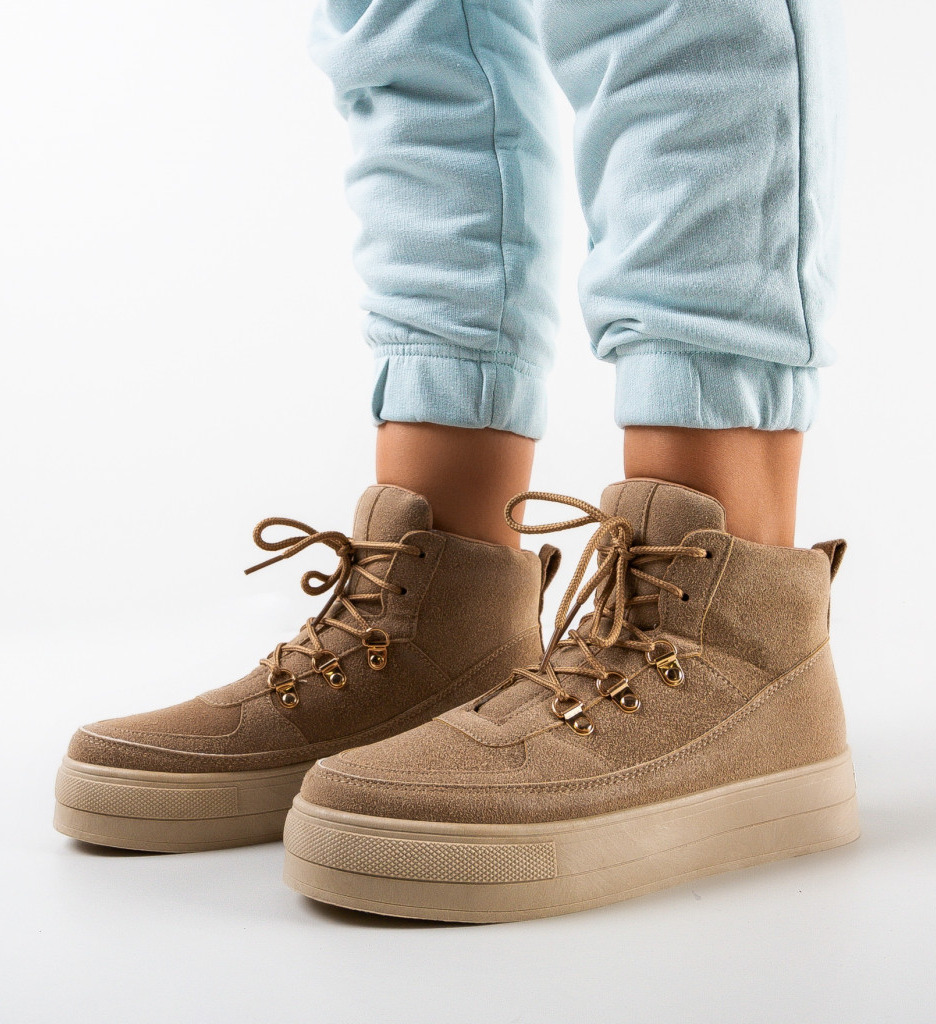 Ghete Tara Khaki Dama - Confort Sport