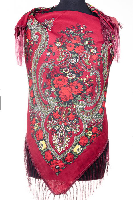 Esarfa Pavlovo Posad Shopika - Eleganta Traditionala - imagine 1