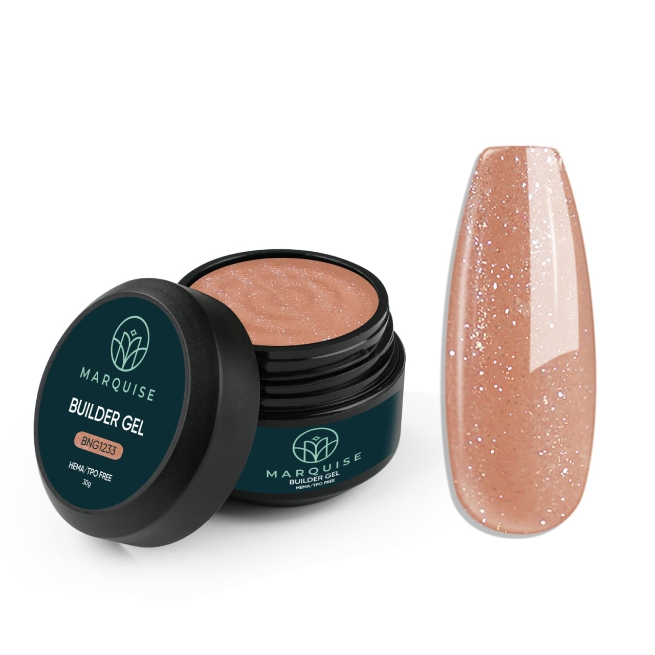 Gel Constructie UV Picadili HEMA Free Glitter 30g