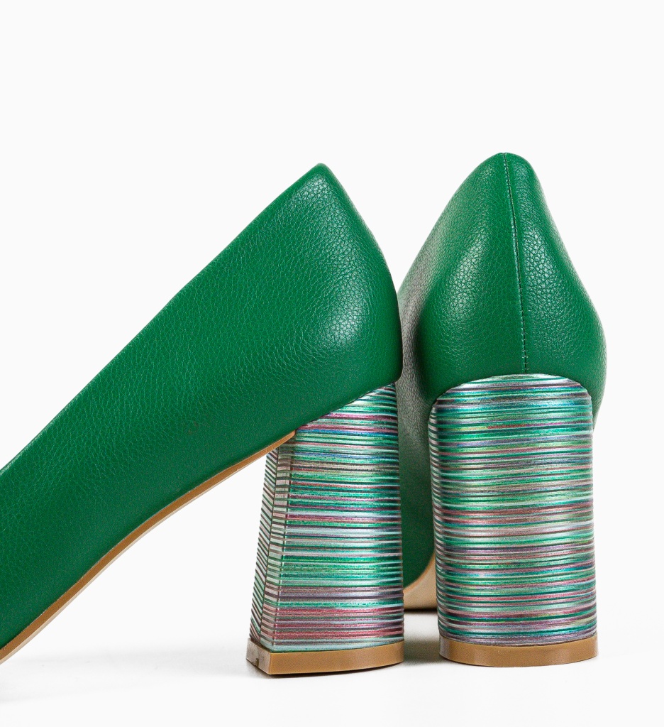 Pantofi Dama Verzi cu Toc Jaylen | Eleganță Maximă - imagine 7