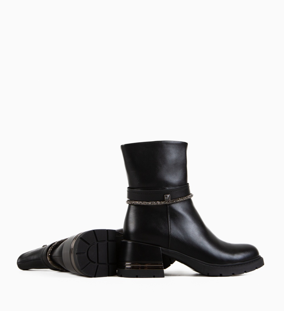 Ghete Dama Nutyo Negre | Eleganță și Confort - imagine 7