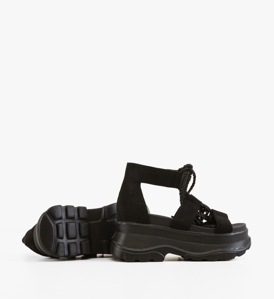 Platforme Dama Ayna Negre - Eleganță și Confort - imagine 3