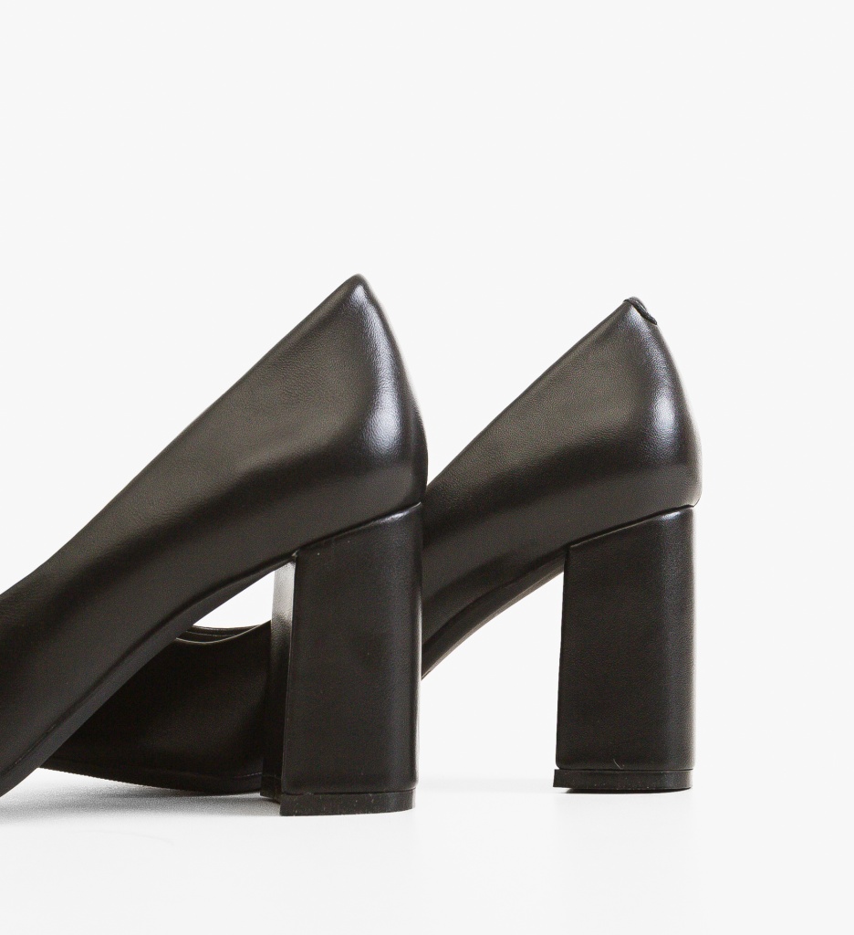 Pantofi Dama Freska Negri Eleganți cu Toc - imagine 5