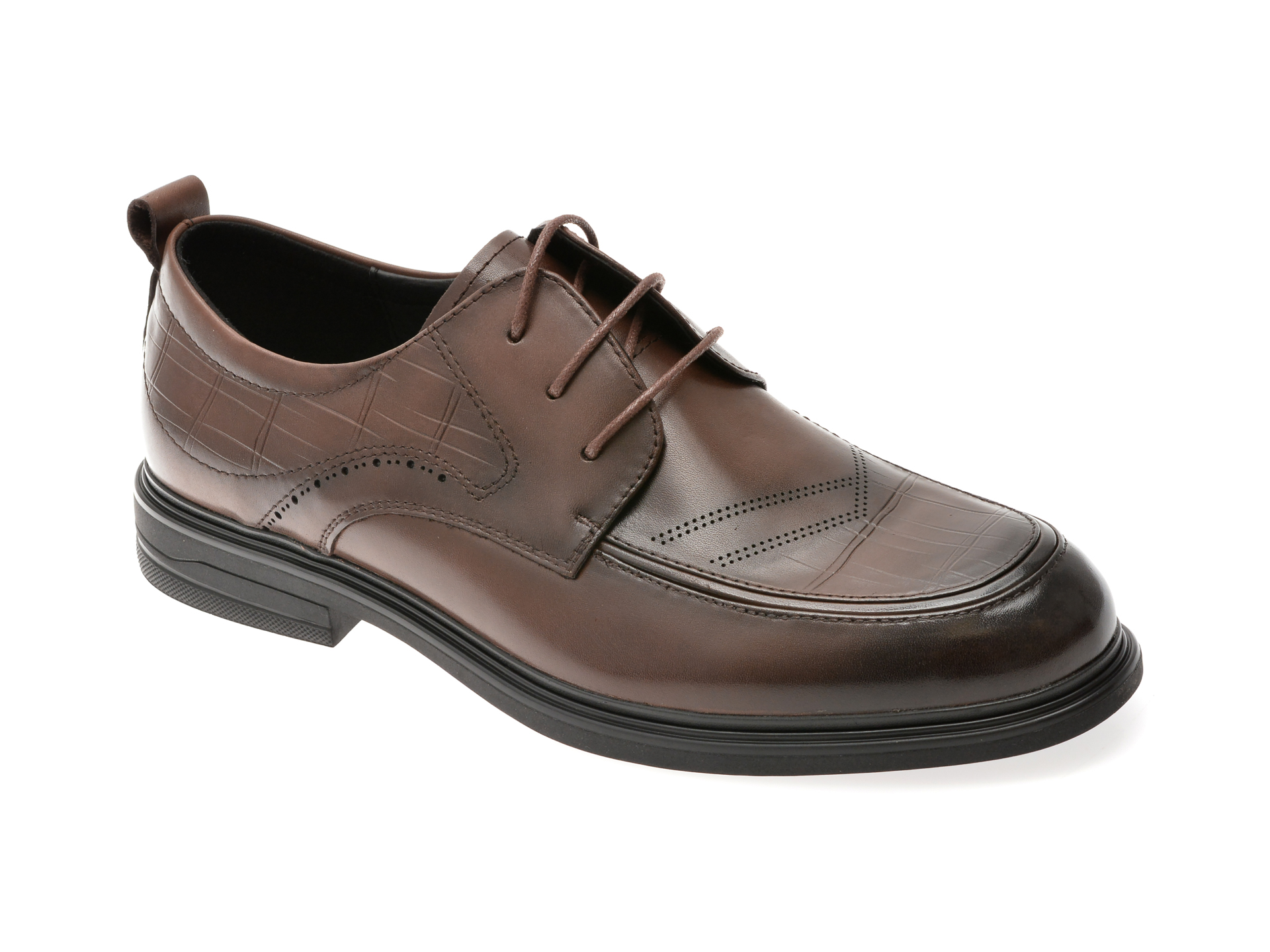 Pantofi Otter Maro din Piele Eleganți