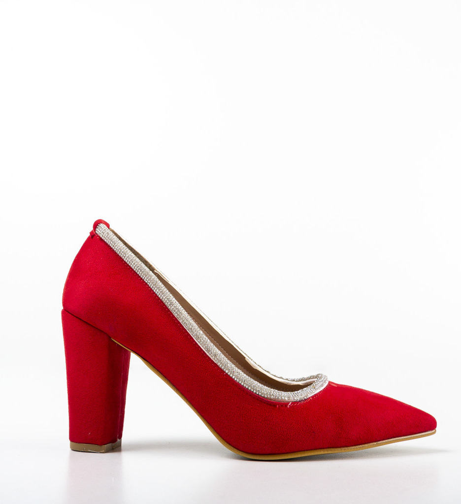 Pantofi Rosii Reqop cu Toc - Stil și Eleganță - imagine 6