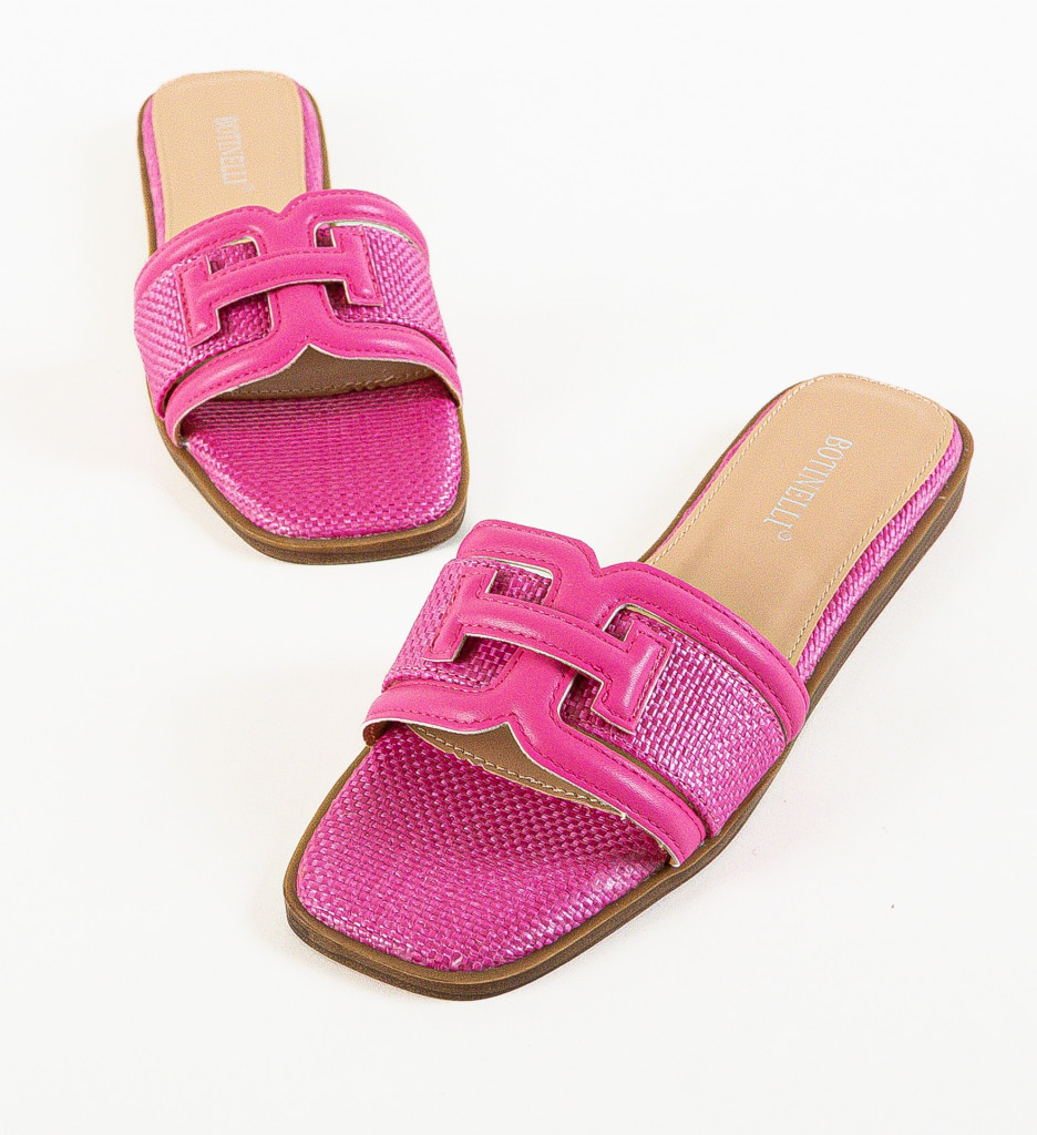 Papuci Dama Stomp Fuchsia - Confort și Stil - imagine 6