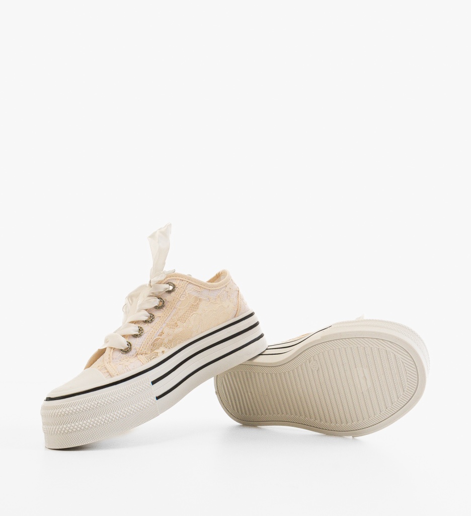 Sneakers Dantek Bej - Confort și Stil - imagine 4