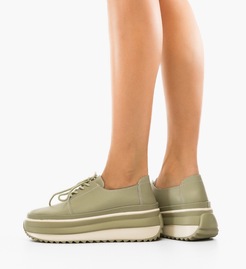 Pantofi Casual Reprale Verzi - Confort și Stil - imagine 3