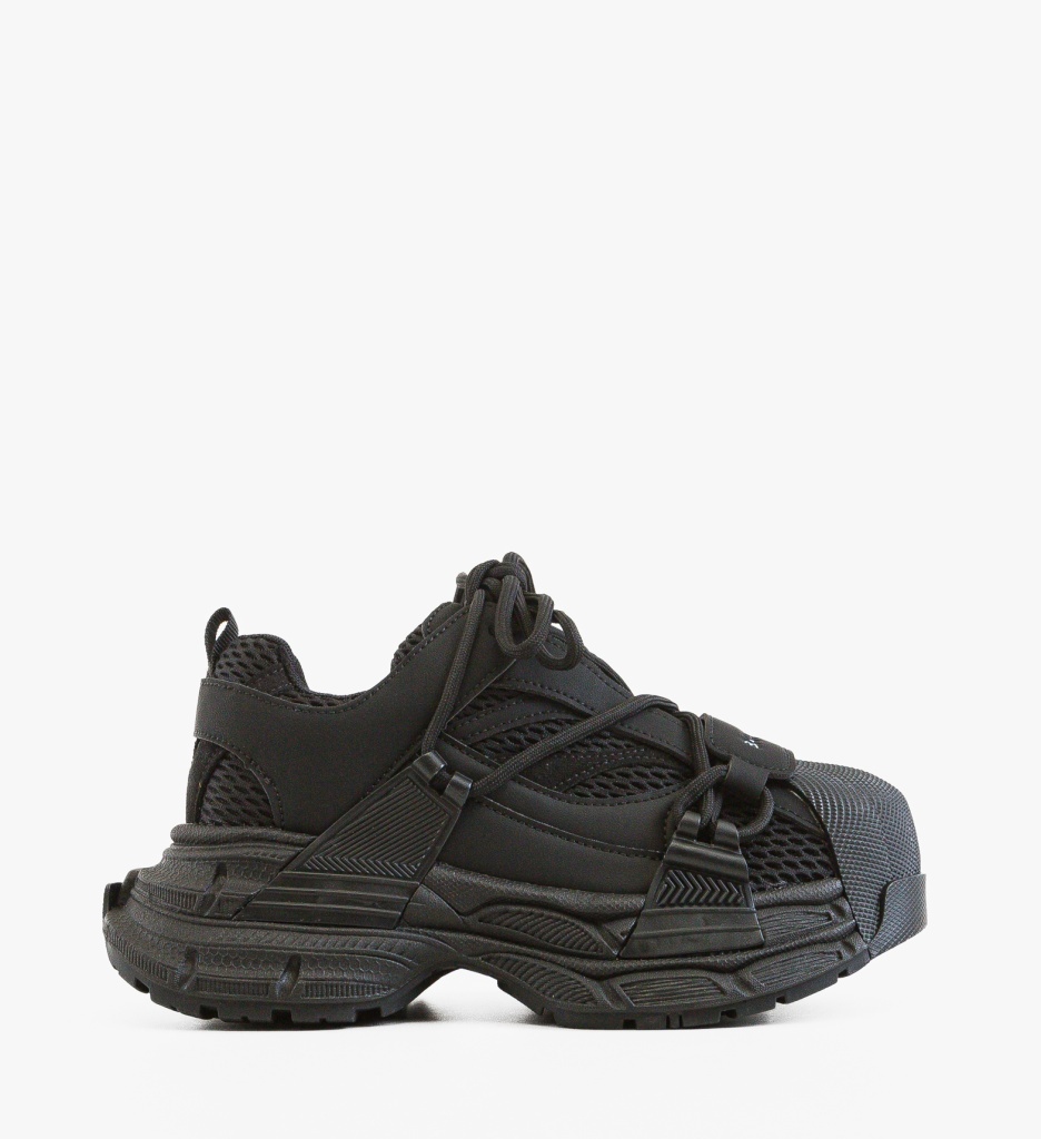 Sneakers Dama Bango Negri | Confort Sport - imagine 6