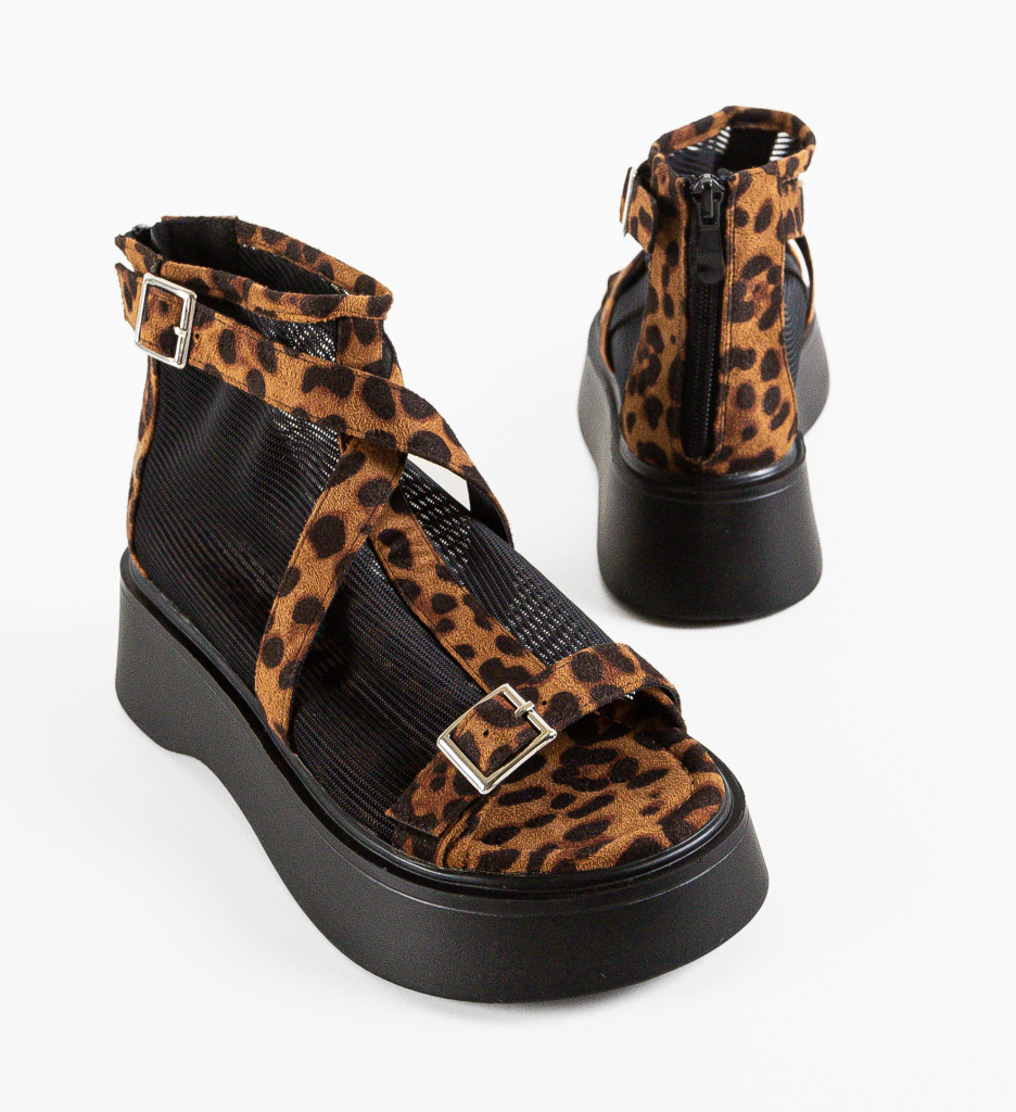 Sandale Dama Tomila Animal Print | Design Unic