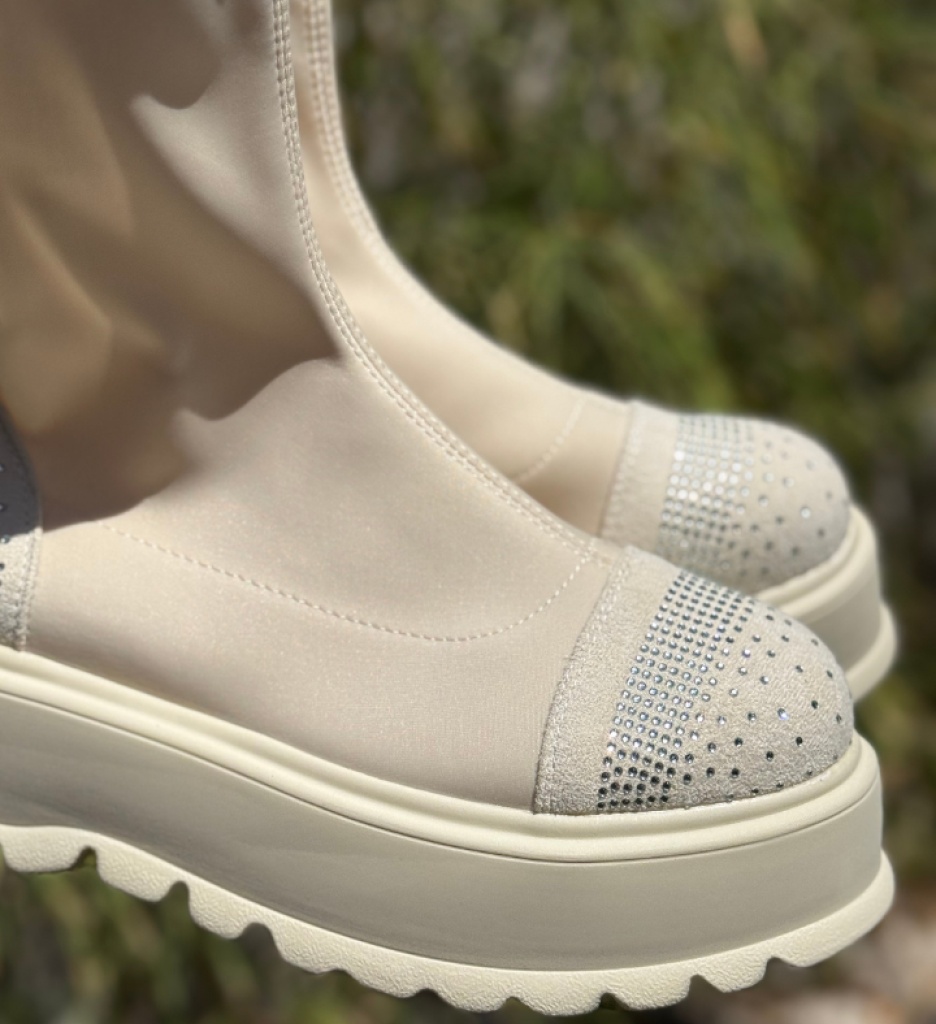 Ghete Dama Maura Bej | Elegante și Confortabile - imagine 2