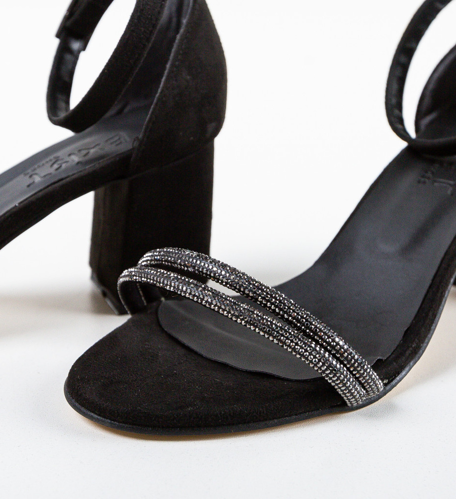 Sandale Toc Gudy Negre - Stil și Confort - imagine 6