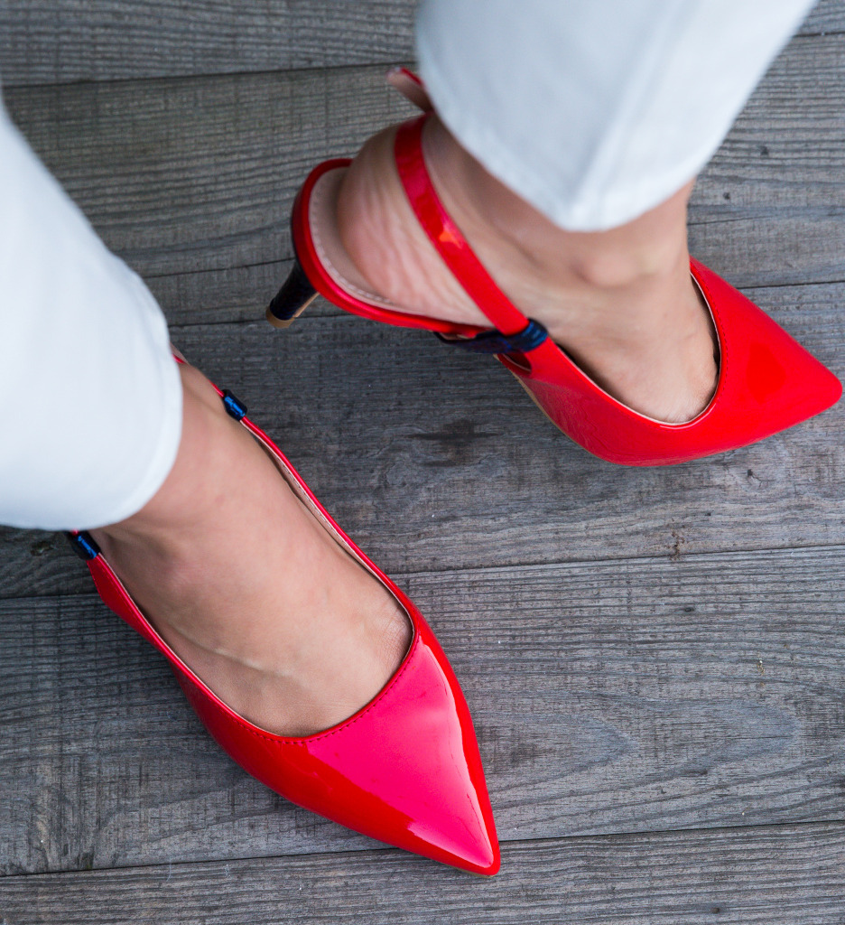 Pantofi Haraj Rosii - Stil Urban Eleganți - imagine 5