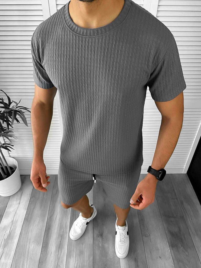 Compleu Barbati Gri Premium Trening Modern