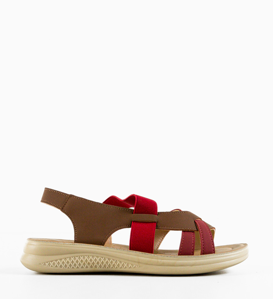 Sandale Dama Janna Khaki - Confort & Stil - imagine 5