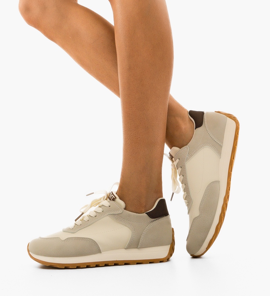 Sneakers Myga Bej - Confort și Stil Sport