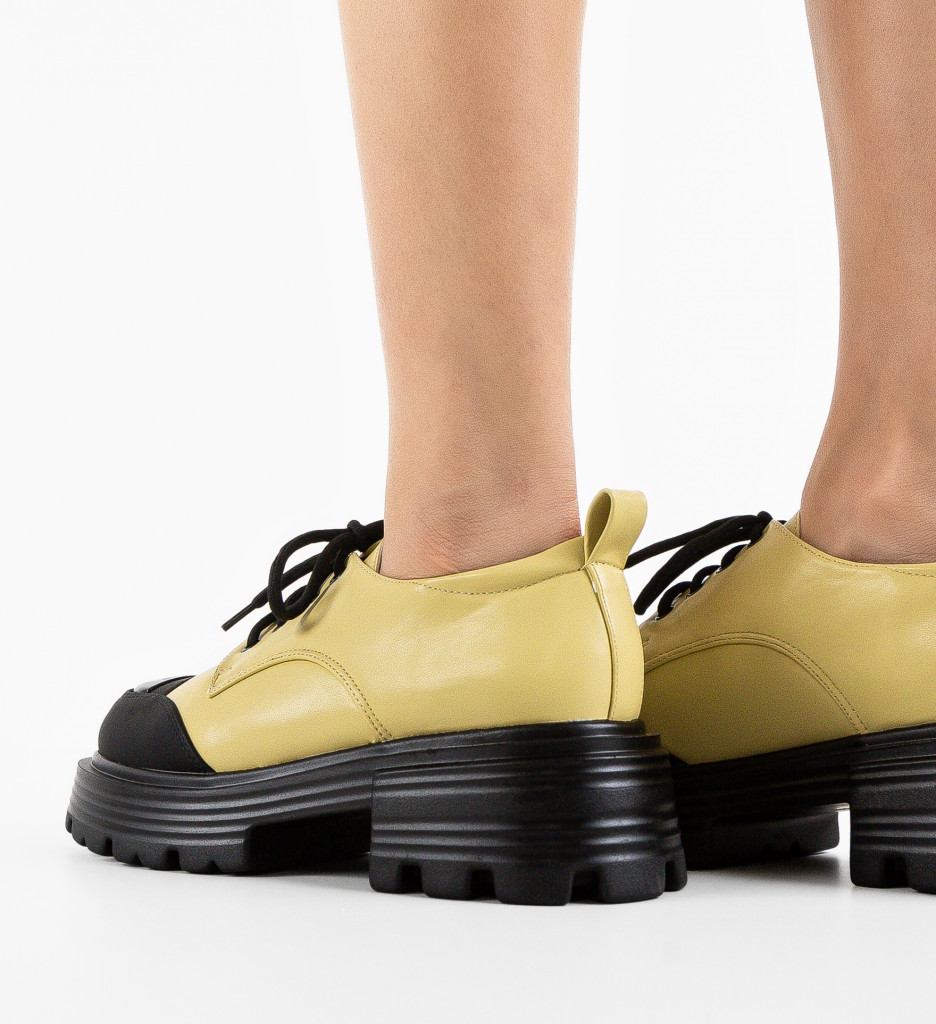 Pantofi Casual Dama Mert Galbeni | Confort și Stil - imagine 3
