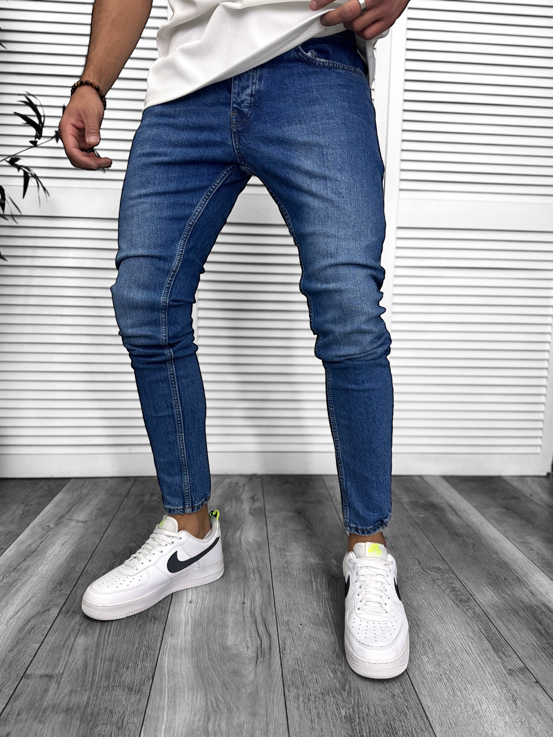 Blugi Barbati Conici Moderni - Stil Office si Casual