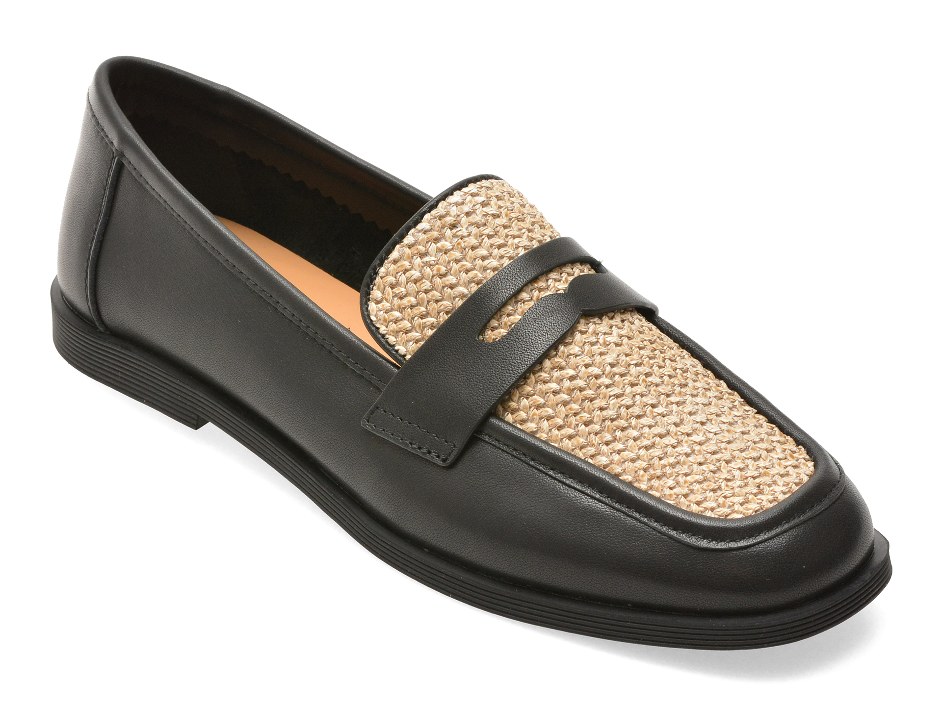 Mocasini EPICA Negri din Piele Naturală