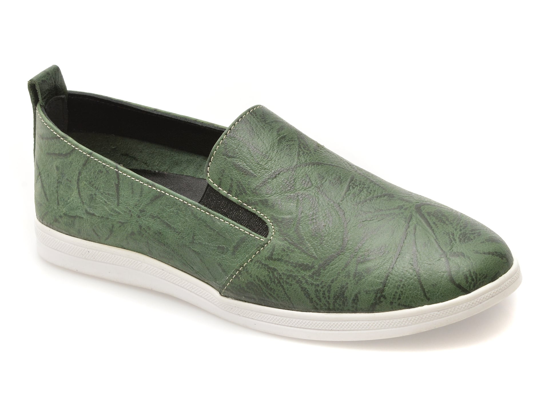 Pantofi EVIDA Verzi Piele Naturală | Confort Stilat