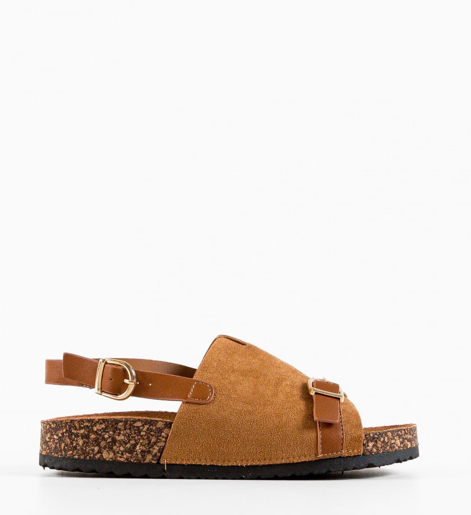 Sandale Dama Besta Camel - Confort și Eleganță - imagine 5