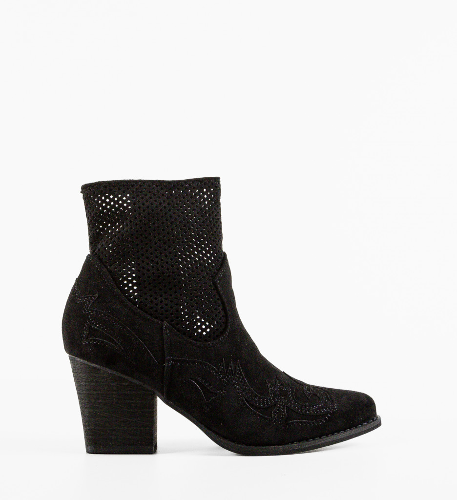 Botine Dama Unoqua Negre - Eleganță și Confort - imagine 4