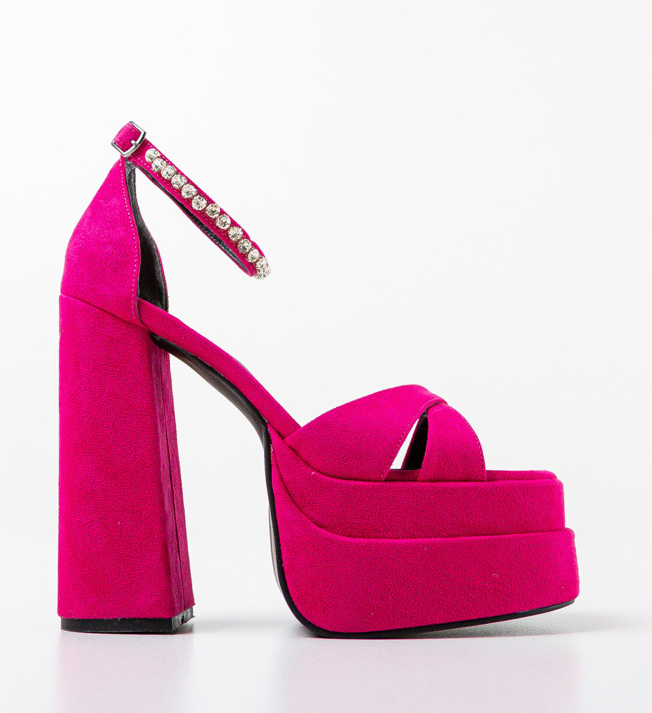 Sandale Aky Fuchsia | Eleganță și Stil - imagine 4