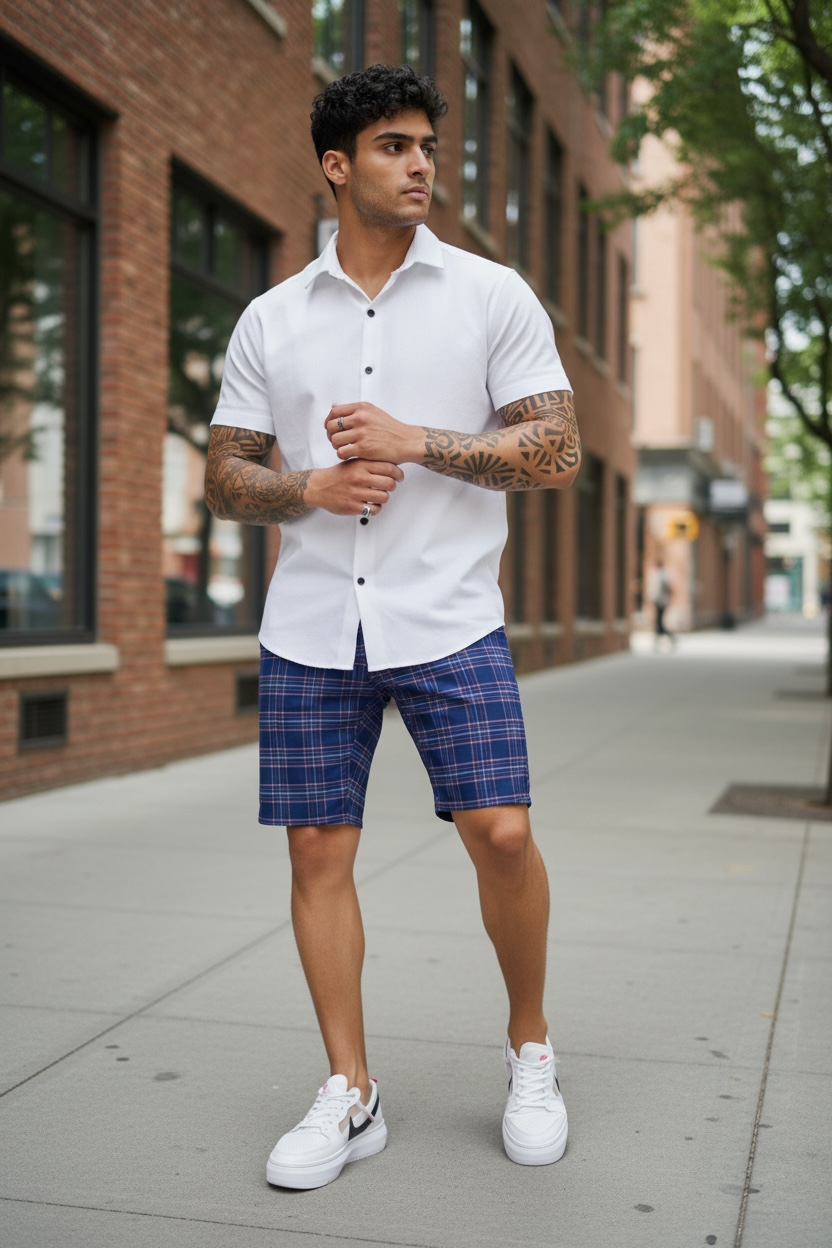 Pantaloni Scurti Casual Imprimeu | Stil & Confort - imagine 2