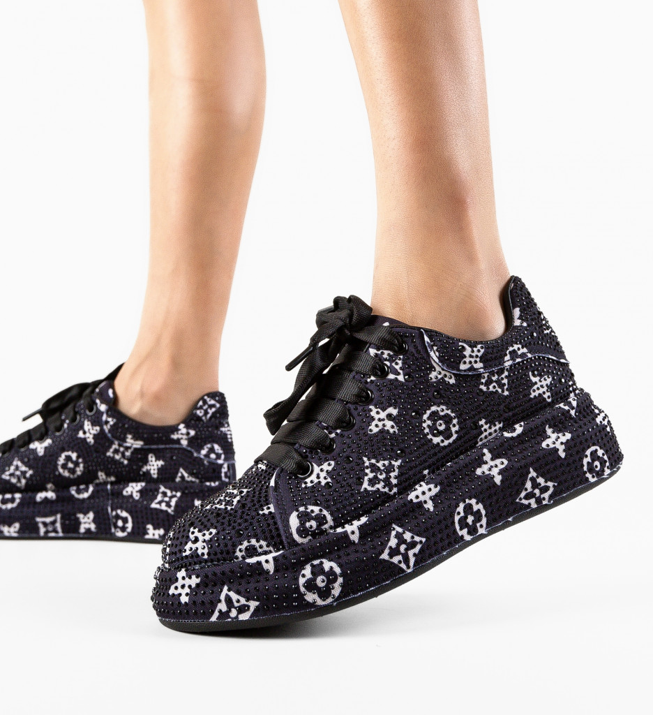 Pantofi Casual Dama Urssy Negri | Stil și Confort