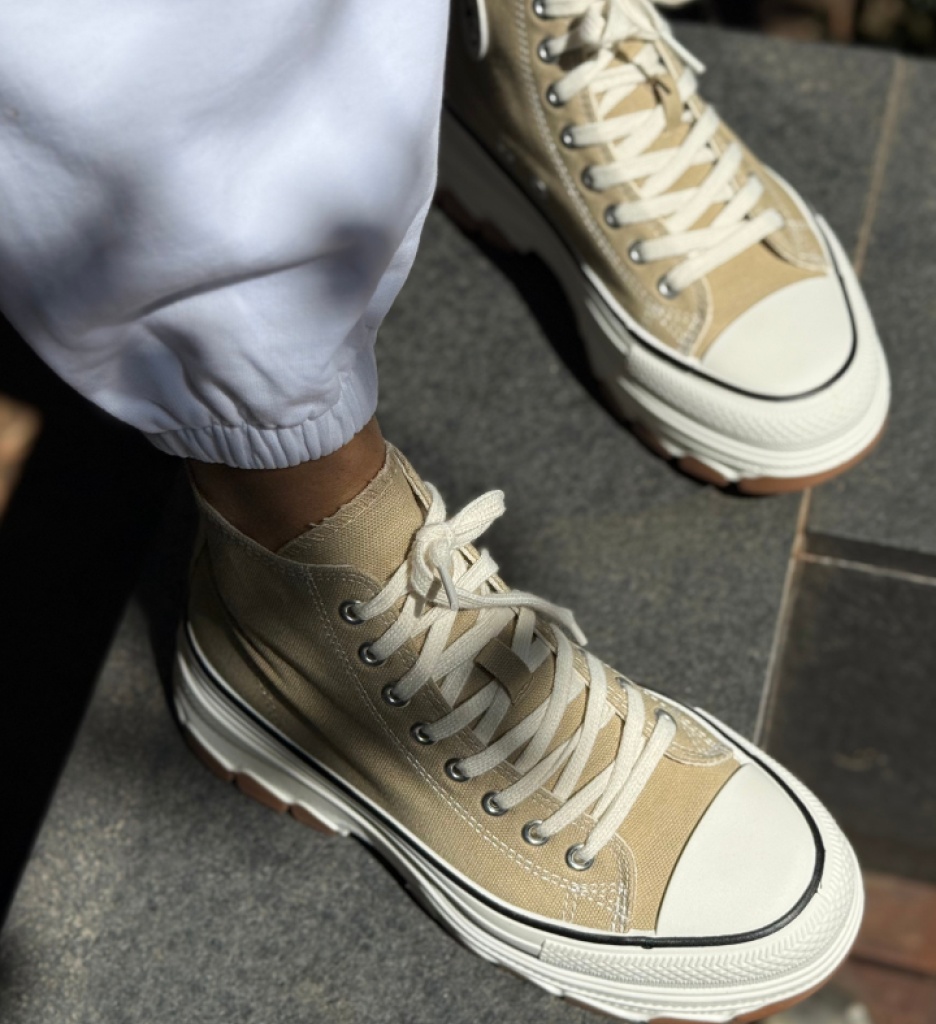 Sneakers Dama Puss Khaki - Confort Sport - imagine 2