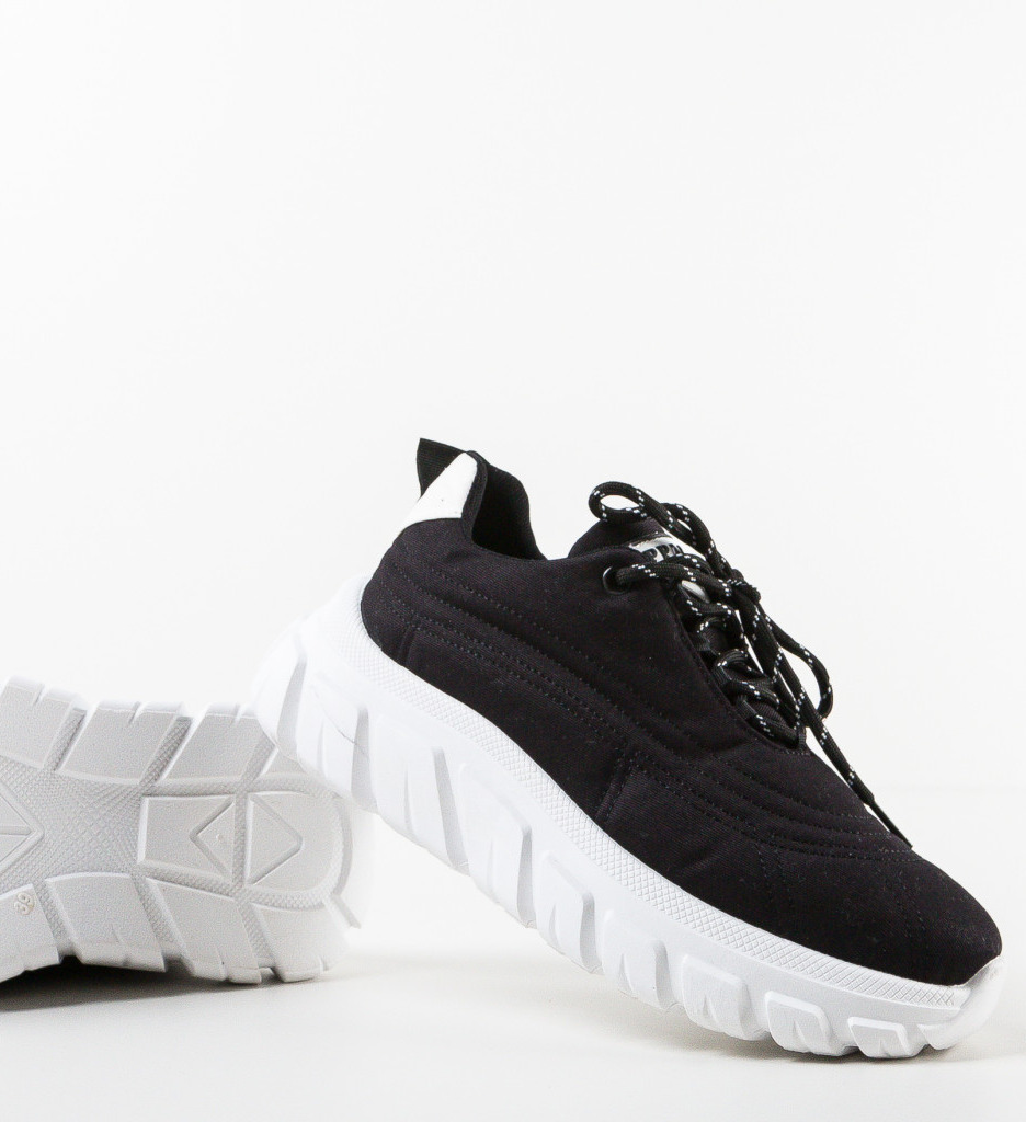 Sneakers Dama Aviana Negri - Confort și Stil Sportiv - imagine 6