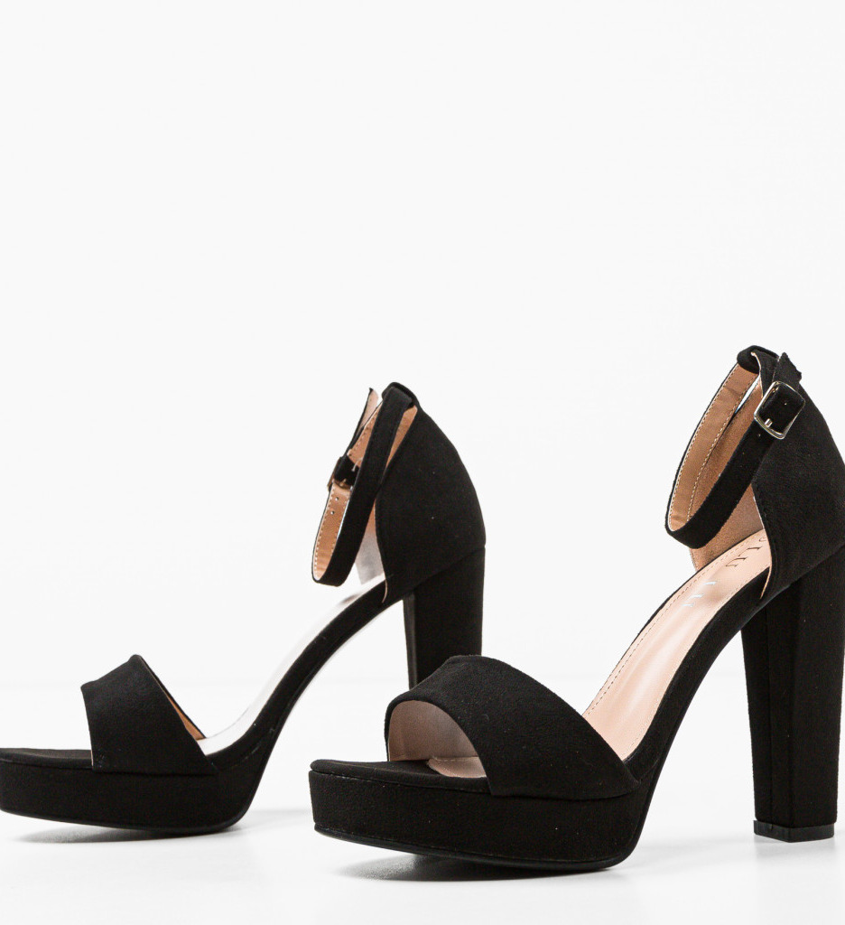 Sandale dama Merfok Negre | Elegant - imagine 8
