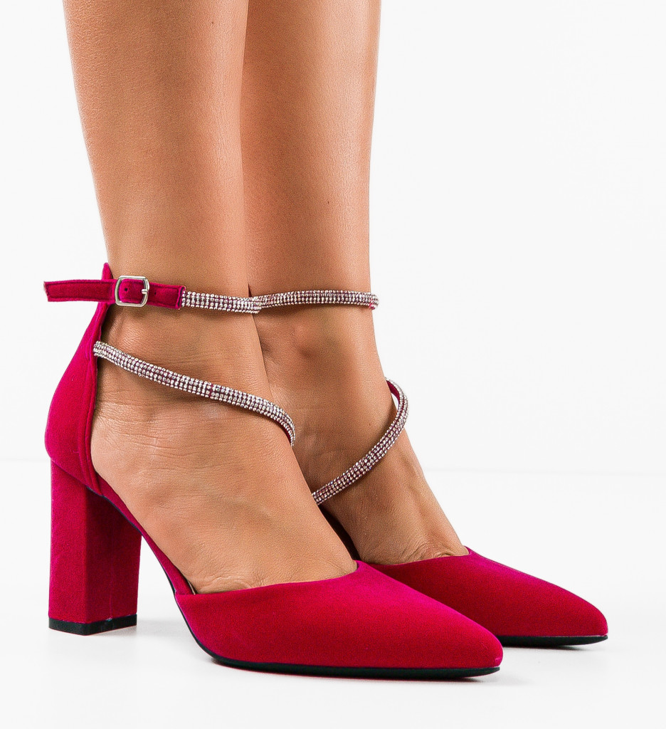 Pantofi Chuks Fuchsia - Eleganță și Stil - imagine 3