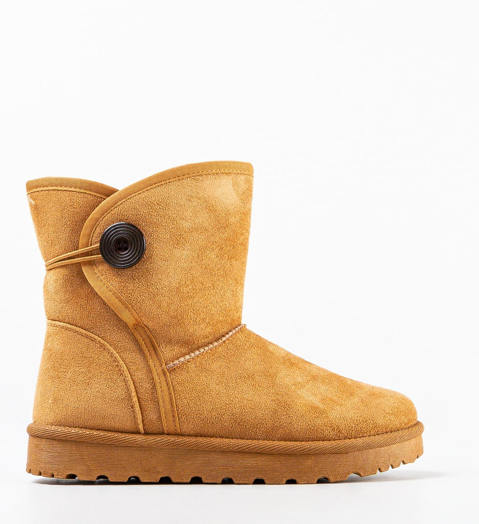 Cizme Dama Yubila Camel | Confort Termic - imagine 4