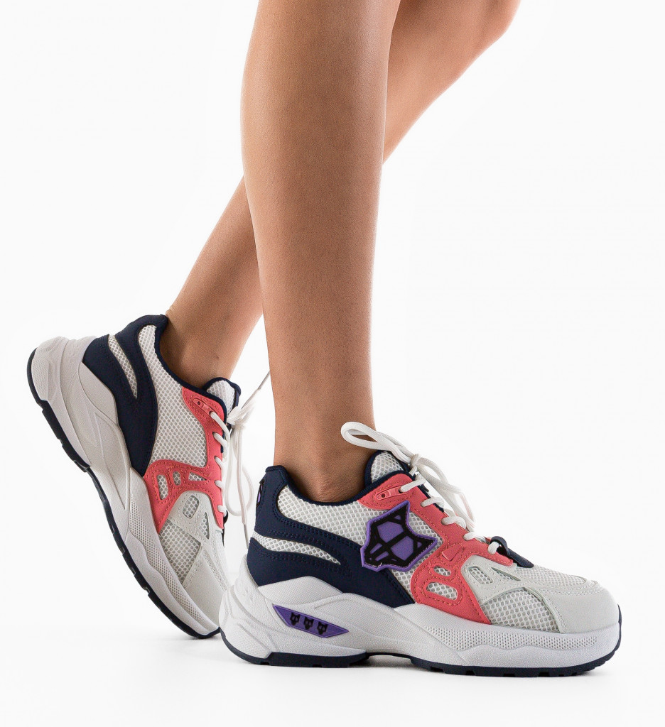 Sneakers Dama Vlup Albi - Confort și Stil - imagine 9