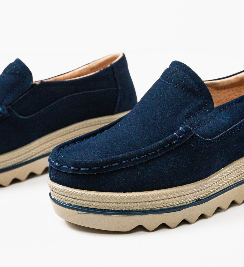 Pantofi Casual Smirno Bleumarin - Confort & Stil - imagine 8